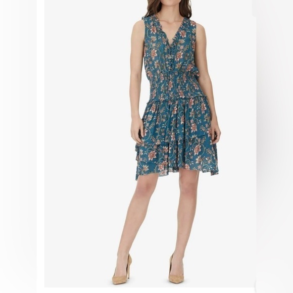 WILLIAM RAST Clarissa Printed Tiered Lace-U Tapestry Floral dress XXL - Picture 1 of 6